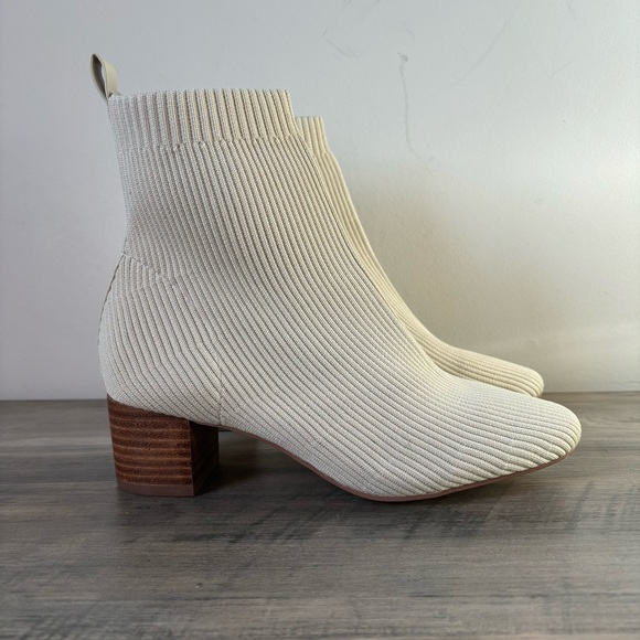 Joie x Revolve Neely Sock Boot Stacked Heel Luxury Ankle Boot - Picture 9 of 10